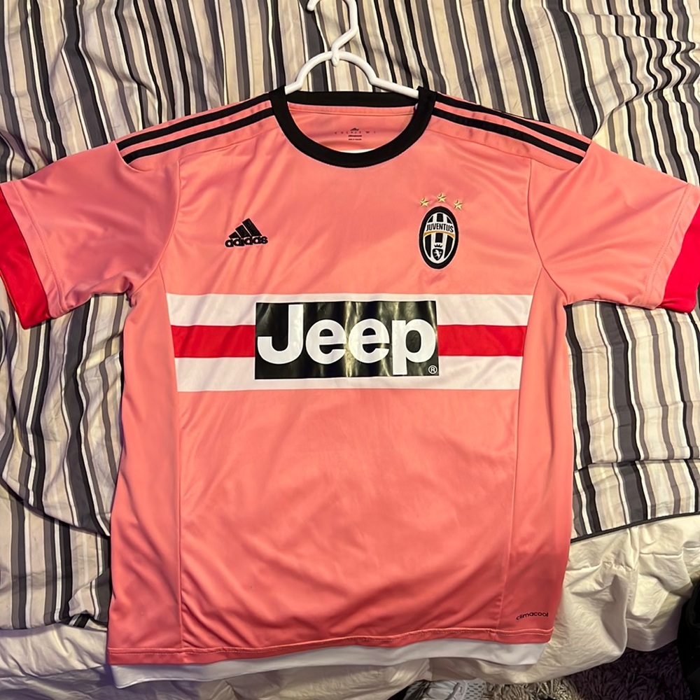 Pink Jeep Juventus Soccer Jersey